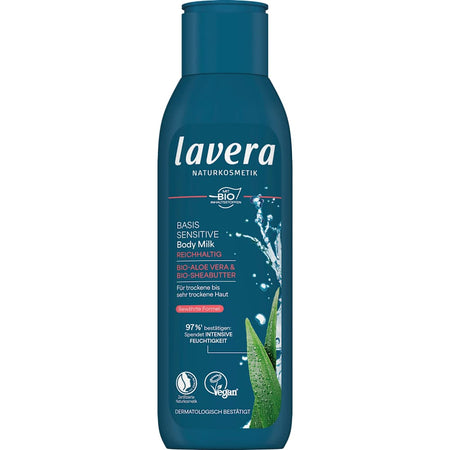 lavera Basis Sensitiv lotion pour le corps riche (250 ml)