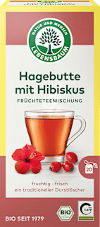Lebensbaum Tisane de fruits églantier & hibiscus (20 sachets), 50 g
