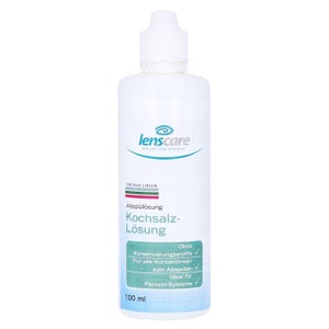 Lenscare solution saline Pocket (100 ml)