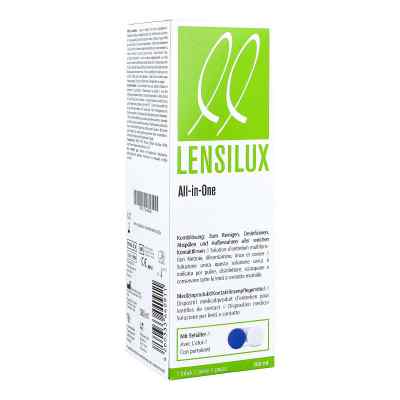 Lensilux All In One solution combinée + étui pour lentilles de contact souples (360 ml)