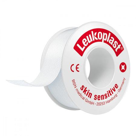 Leukoplast Skin Sensitive 1,25 cm x 2,6 m avec bord protecteur (1 pièce)