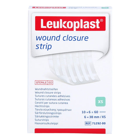 Leukoplast bandelette de fermeture de plaie 6x38 mm blanche (10x6 pièces)