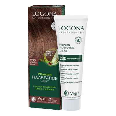 Logona Crème coloration capillaire végétale 230 brun marron (150 ml)
