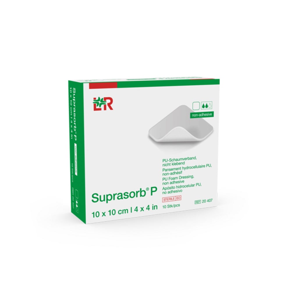Suprasorb P pansement en mousse PU non adhésif (8 pièces)
