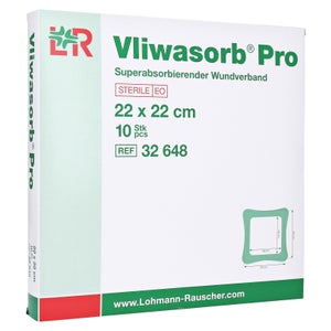 Lohmann & Rauscher Vliwasorb Pro pansement (10 pièces, 22 x 22 cm)