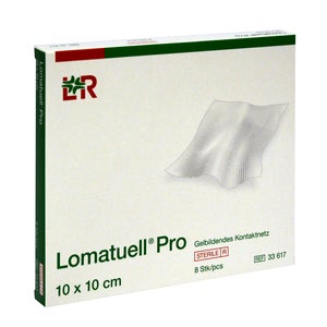 Lomatuell Pro 10x10 cm stérile 8 pièces