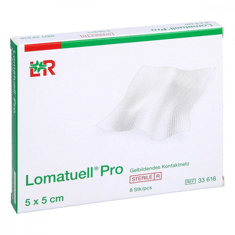Lomatuell Pro 5x5 cm stérile (8 pièces)