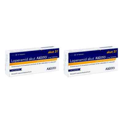 Lopéramide aigu Aristo 2 mg (2x10 pièces)