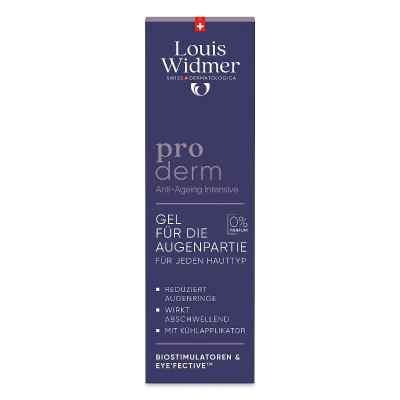 Louis Widmer proderm gel pour le contour des yeux intensif sans parfum (15 ml)