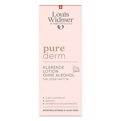Louis Widmer purederm lotion clarifiante sans alcool sans parfum (200 ml)