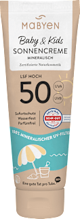 Mabyen crème solaire bébé & enfants sensitive LSF 50 (100 ml)