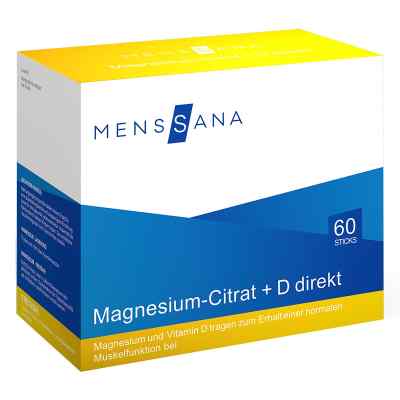 MEDICOM Magnésium citrate + D direct Menssana poudre (60 sachets)