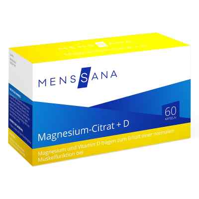 Menssana Magnesiumcitrat+d gélules (60 pièces)
