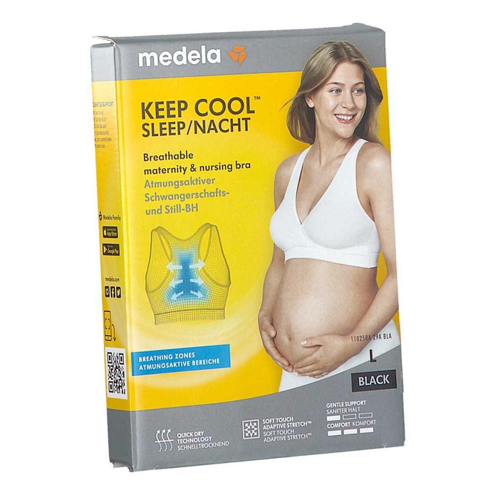 Medela Keep Cool soutien-gorge de nuit L noir (1 pièce)