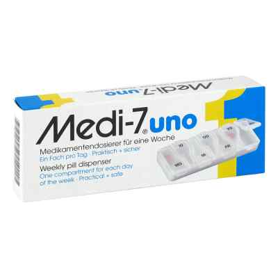 Hans-H.Hasbargen GmbH & Co. KG Medi 7 Uno distributeur de médicaments pour 7 jours (1 pièce)
