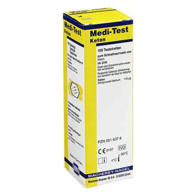 Medi Test bandelettes de test de cétone (100 pièces)