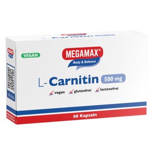 Megamax L-carnitine 500 mg tablets (60 count)