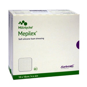 Mepilex Pansement en mousse 10x10 cm (10 pièces)