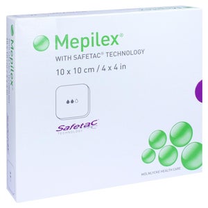 Mepilex 10x10 cm pansement en mousse (5 pièces)