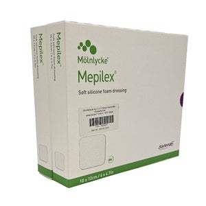 Mepilex pansement en mousse 10x12 cm (10 pièces)