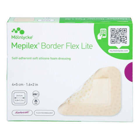 Mepilex Border Flex Lite pansement en mousse 4x5 cm (10 pièces)