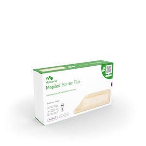 Mepilex Border Flex pansement mousse adhésif 10x20 cm (10 pièces)