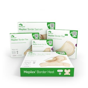 Mepilex Border Sacrum pansement en mousse 16x20 cm (5 pièces)