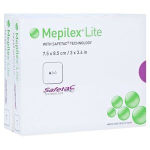 Mepilex Lite pansement en mousse 7,5x8,5 cm (10 pièces)