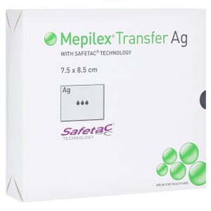 Mepilex Transfer Ag pansement en mousse 7,5x8 (10 pièces)