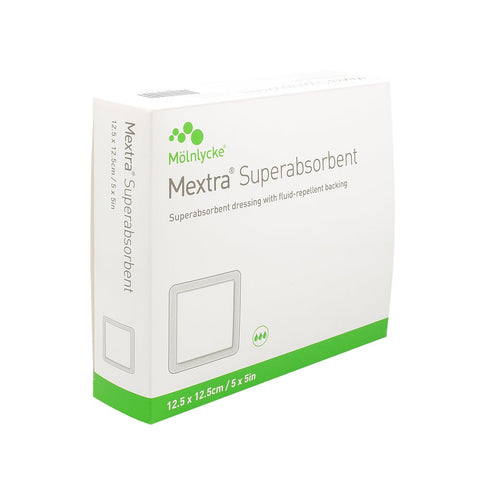 Mextra Superabsorbent bandage 12,5x12,5 cm (10 pièces)