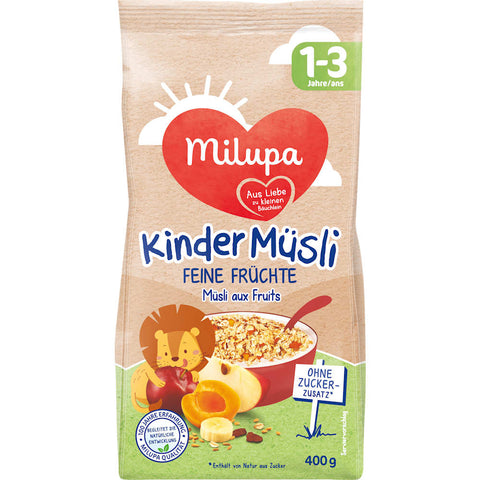Milupa muesli pour enfants aux fruits dès 1 an (400 g)