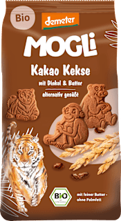 MOGLi biscuits cacao pour enfants à l'épeautre et au beurre (125 g)