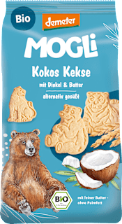 MOGLi biscuits pour enfants à la noix de coco dès 3 ans (125 g)
