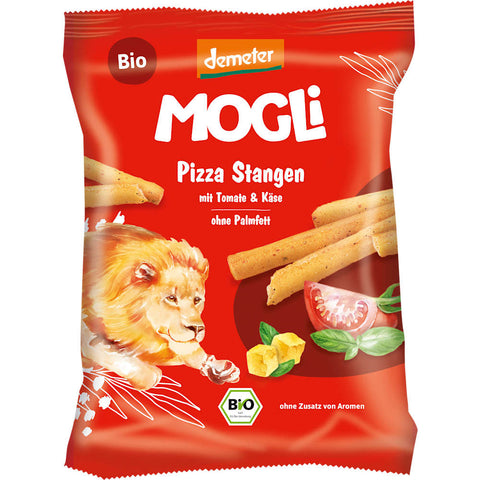MOGLi Cheese & Olive Oil Pizza Sticks for Kids, from 3 years (75 g)