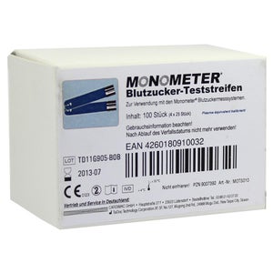 Monometer bandelettes de test (4 x 25 pièces)
