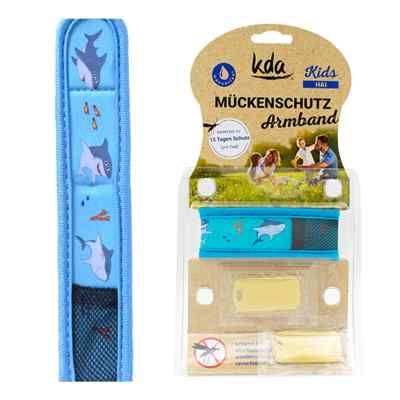 Kda bracelet anti-moustique enfants requin (1 pièce)