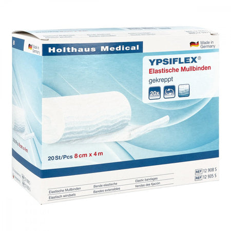 Ypsiflex bandes de gaze élastiques 4 m x 8 cm (20 pièces)