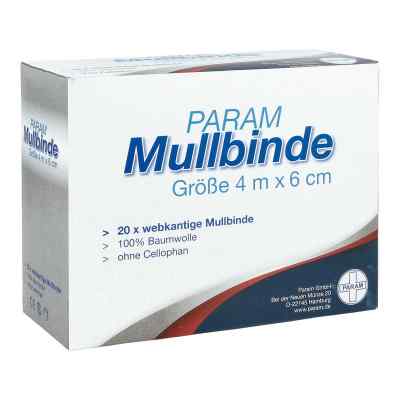 Brinkmann Medical bandes de gaze 6 cm x 4 m non emballées (20 pièces)