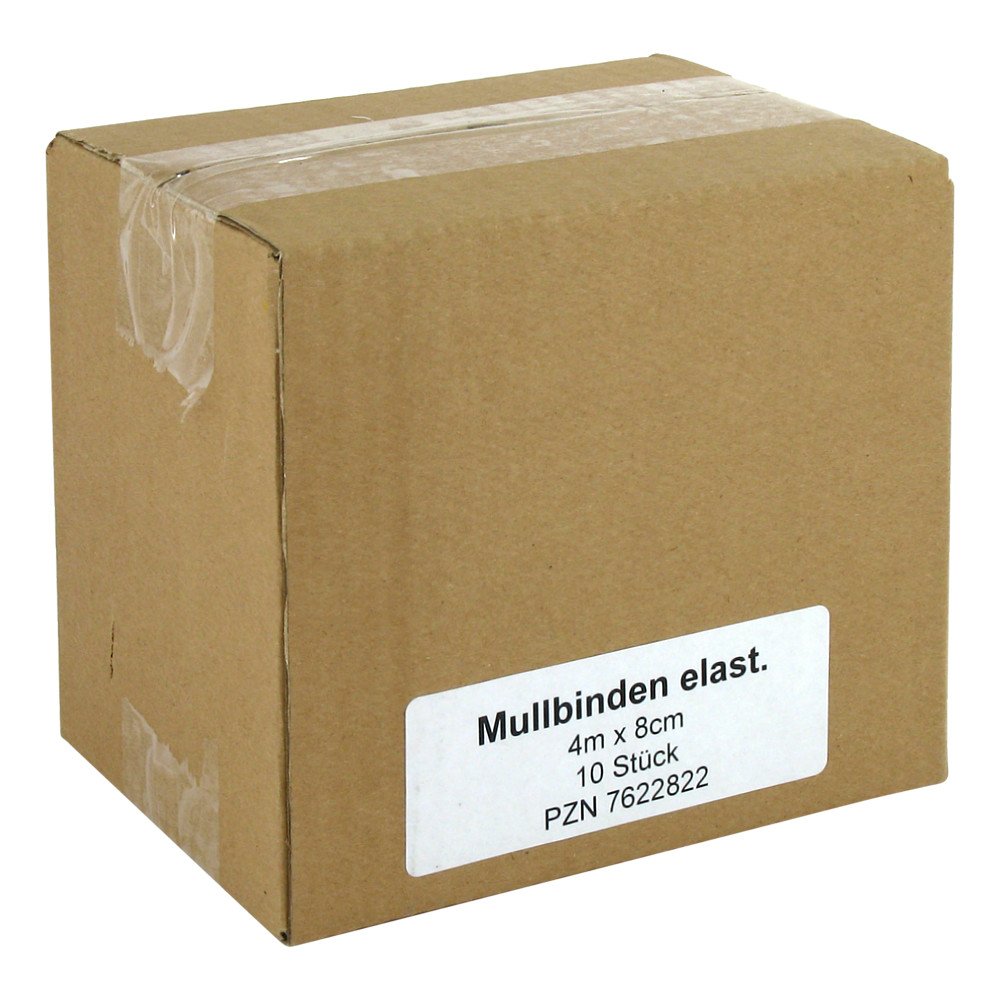 Medi Kauf Braun bandes de gaze 8 cm x 4 m élastiques (10 pièces)