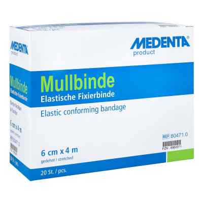 MEDENTA GmbH bandes de gaze élastiques 4 m x 6 cm (20 pièces)