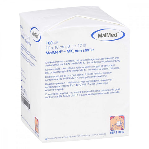 Brinkmann Non-sterile Gauze Swabs 10x10 cm, 8-ply (100 pieces)