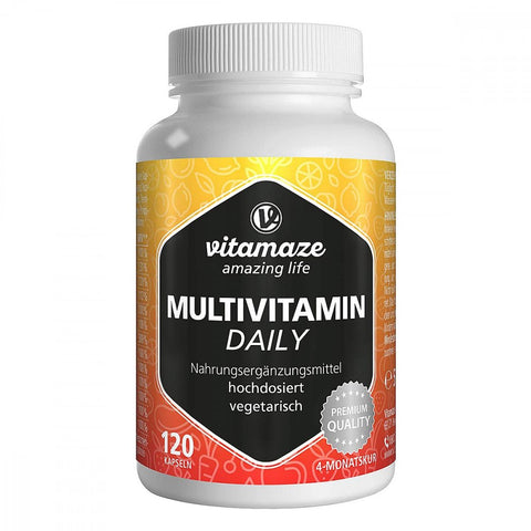 Vitamaze Multivitamin Daily sans iode végétarien gélules (120 gélules)