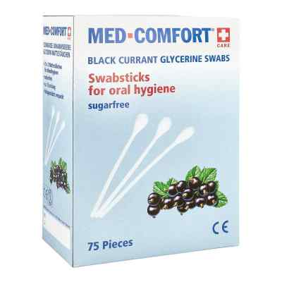 Dr. Junghans Medical GmbH bâtonnets de soin buccal à la cassis (25x3 pièces)