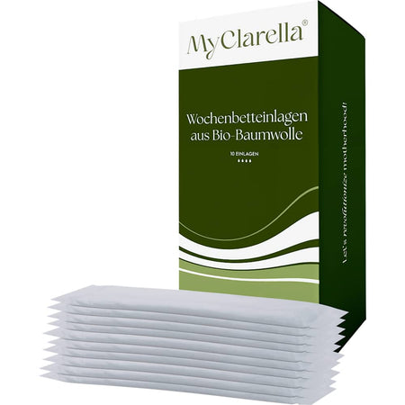 MyClarella Serviettes post-partum en coton bio (10 pièces)