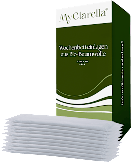 MyClarella Serviettes post-partum en coton bio (10 pièces)