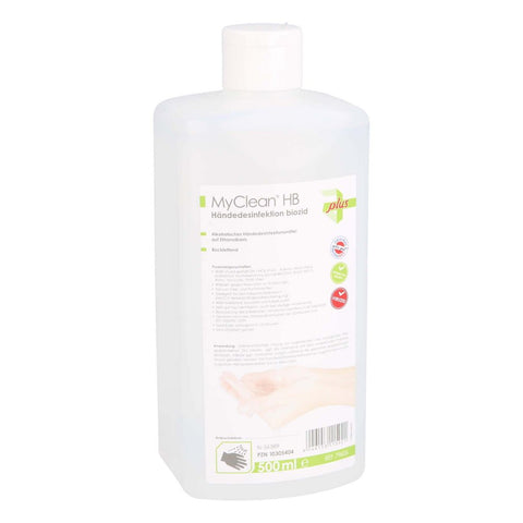 Myclean Hb désinfection cutanée et des mains biocide Ser.plus (500 ml)