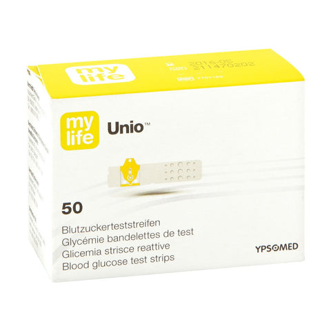 Mylife Unio blood glucose test strips (50 pieces)