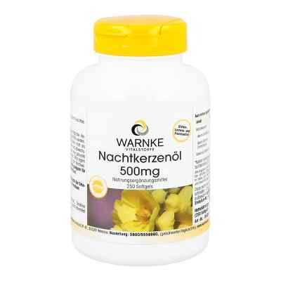 Warnke Vitalstoffe huile d'onagre 500 mg gélules (250 pièces)
