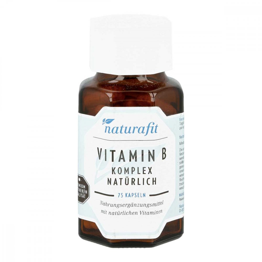 Naturafit complexe de vitamines B naturel gélules (75 pièces)