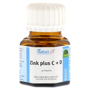 Naturafit Zink Plus C+D gélules (40 pièces)